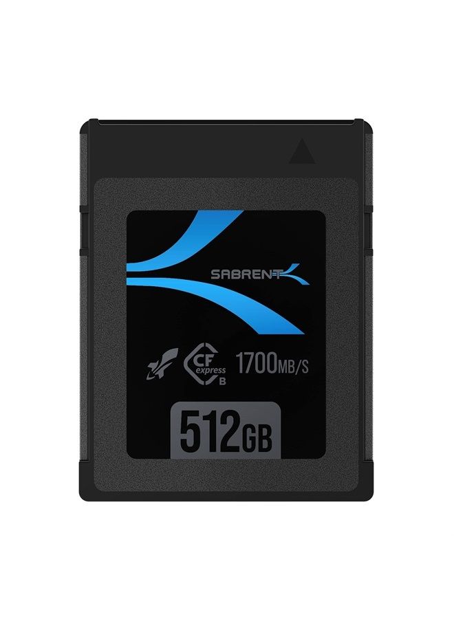 SABRENT Rocket CFX 512GB CFexpress Type B Memory Card R1700MB/s W1500MB/s (CF-XTBT-512) - Image 1