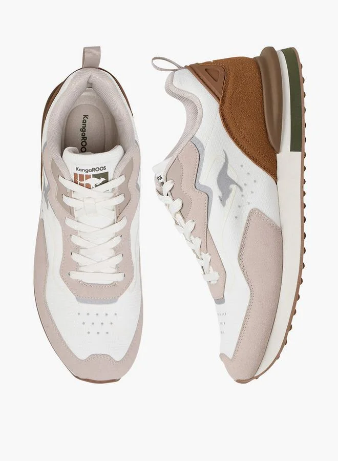 كانغاروس Women Colourblock Lace-Up Sports Shoes