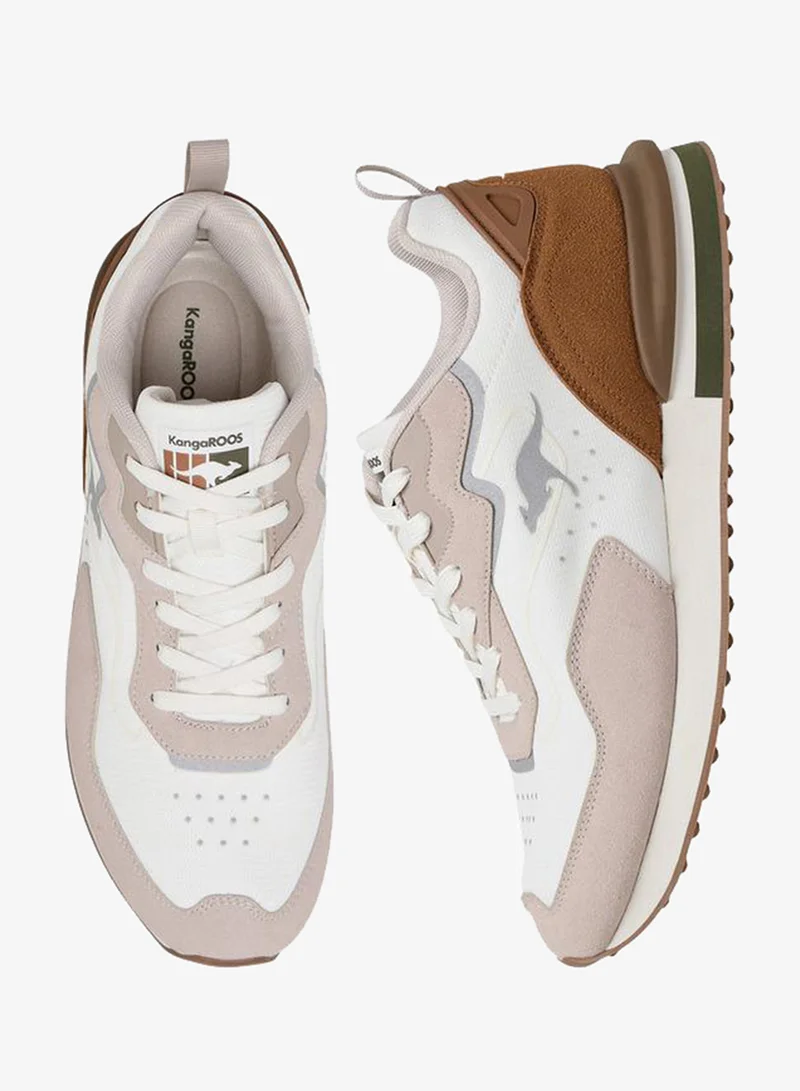 Kangaroos Women Colourblock Lace-Up Sports Shoes