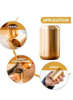 Excefore 2 pcs Tea Canister, Travel Portable Sugar Tea Storage Jar,  Food Storage Container, Airtight Empty Tins Kitchen Condiment Container,for Kitchen Sugar Coffee  - Image 2