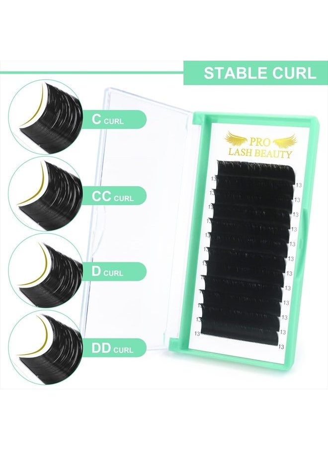 PRO LASHBEAUTY - Easy Fan Volume Lashes D-0.07-15-20 MIX Easy Fan Lashes C D curl Flowering Lash Extensions Rapid Blooming Lashes 9 to 25 mm Mega Volume Lash Extensions .03 .05 .07 .10(D-0.07,15-20mix) - Image 1