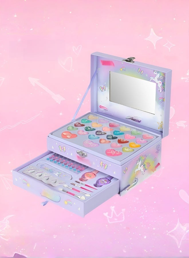 Children's makeup toy set，Million Girls' Dream" Washable Children's Makeup Kit  - Image 5