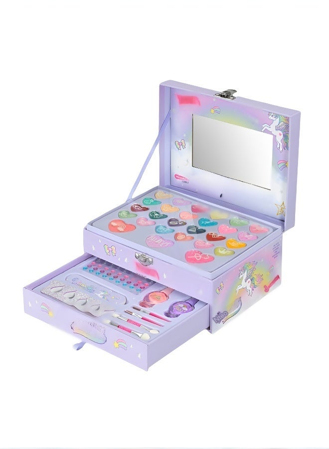 Children's makeup toy set，Million Girls' Dream" Washable Children's Makeup Kit  - Image 4