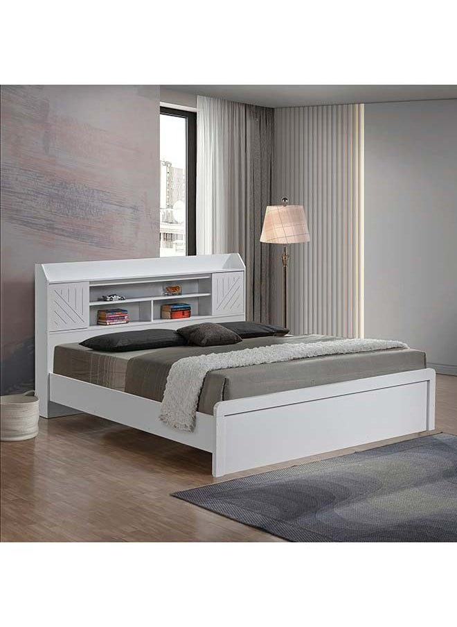 Home Box - Kulltorp Nexa King Bed with Door and Open Shelf Storage 224 x 110 x 187.5 cm - Image 1