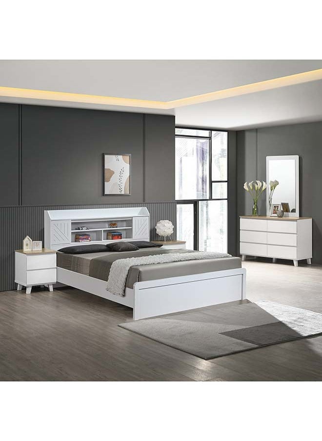 Home Box - Kulltorp Nexa King Bed with Door and Open Shelf Storage 224 x 110 x 187.5 cm - Image 1