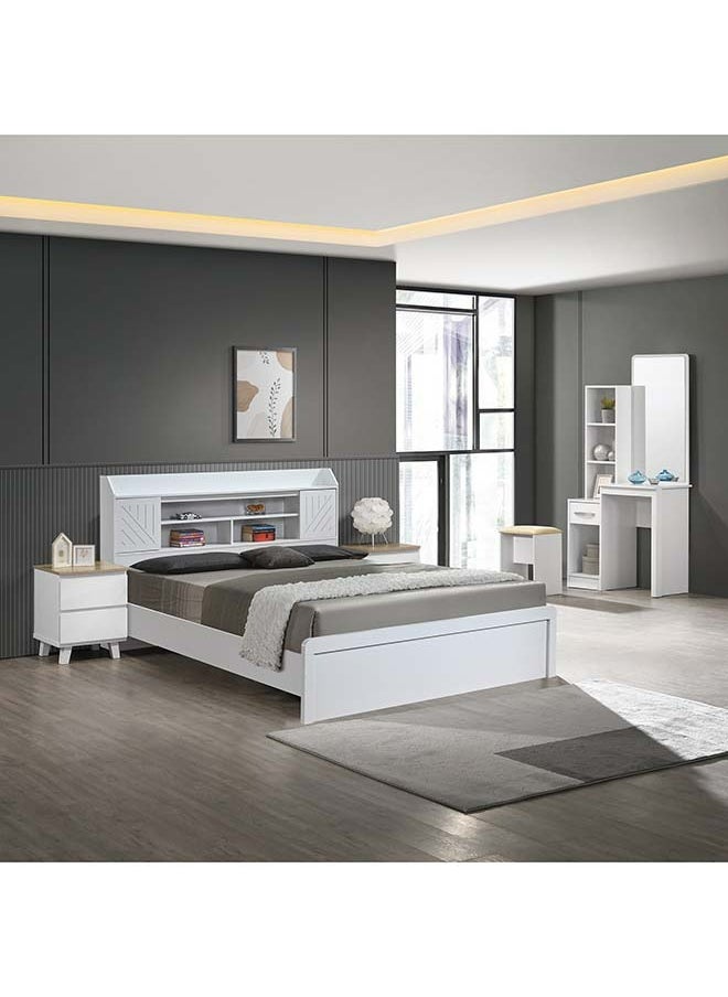 Home Box - Kulltorp Nexa King Bed with Door and Open Shelf Storage 224 x 110 x 187.5 cm - Image 1