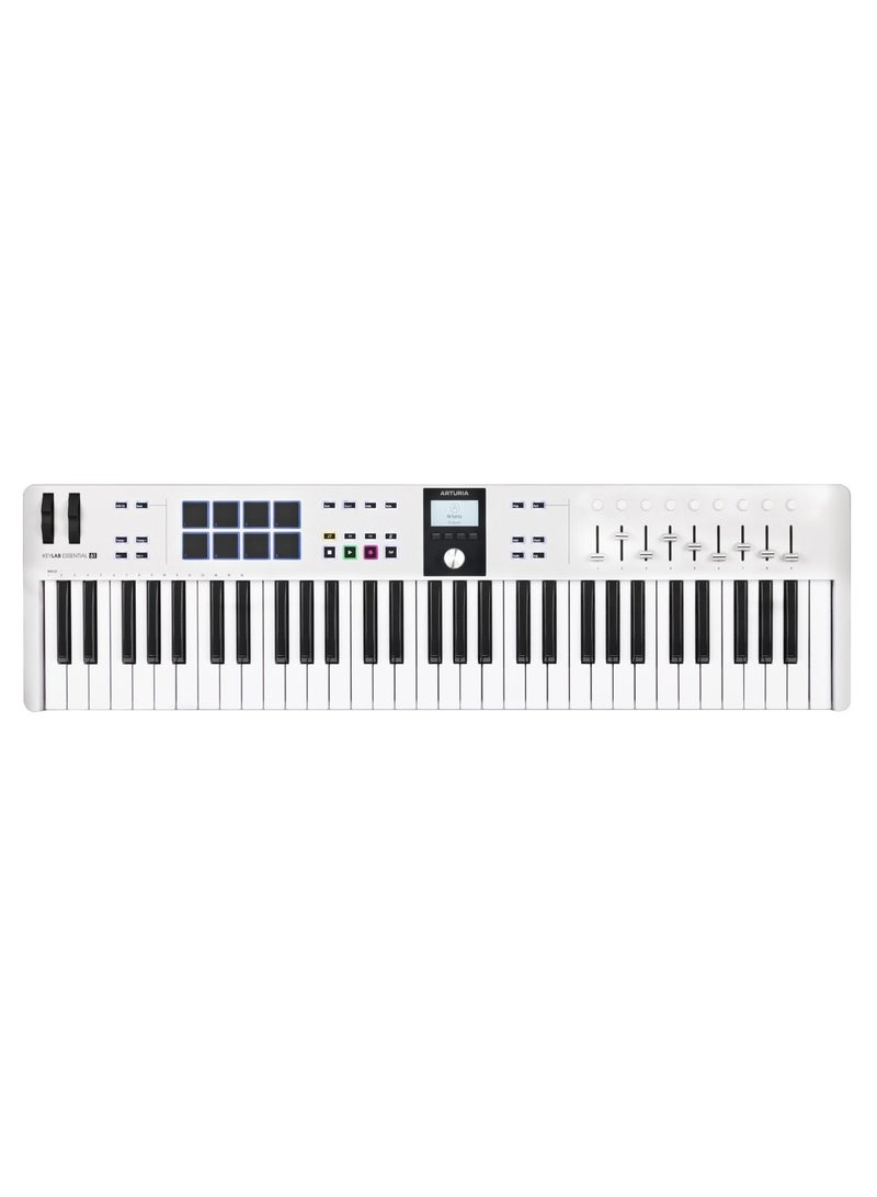 Arturia Keylab Essential 49 MK3 MIDI Controller-White - Image 2