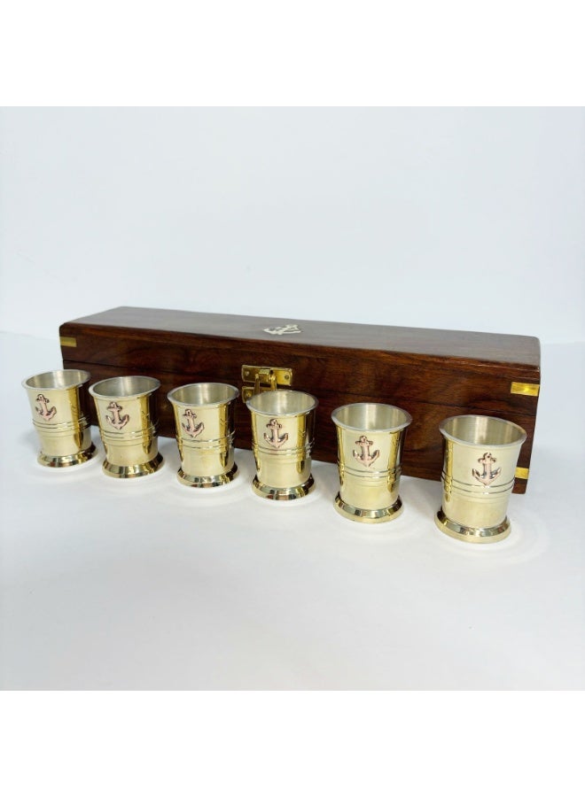 Rustic Charm Wooden Box Shot Glass - Image 3