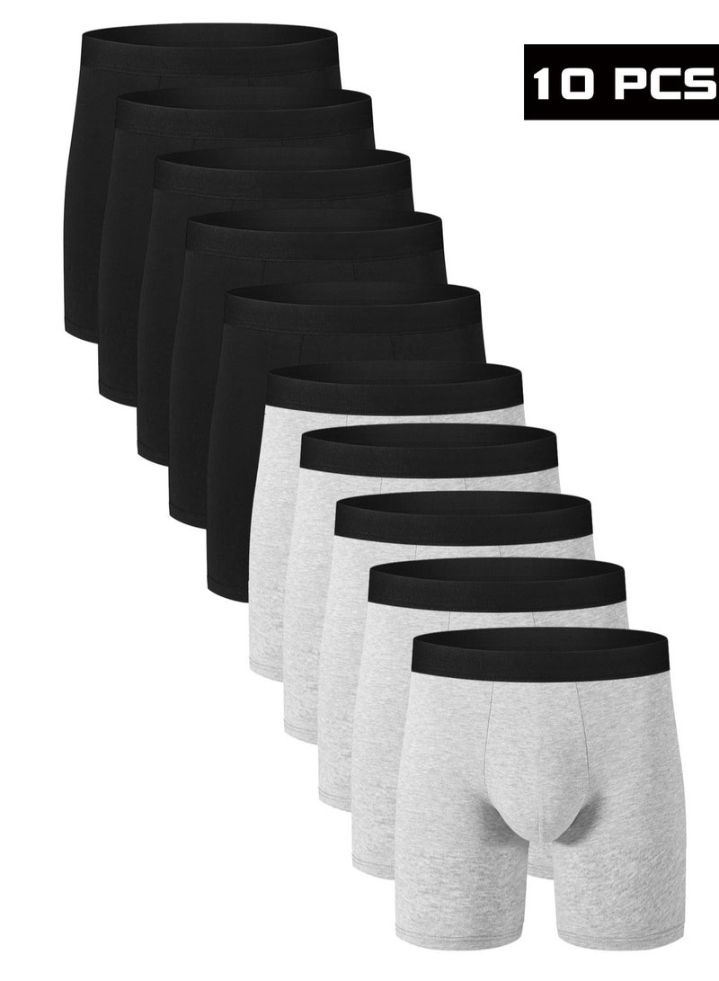 RedMapleTEK 10 Pairs Men's Soft Cotton Briefs - Image 1