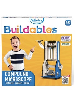 Skillmatics Skillmatics Compound Microscope (8-99 Years) Stem Learning, Educational and Construction Activity Toy Gifts for Boys and Girls Ages 8 and Up, SKILL48BMS  - Image 1