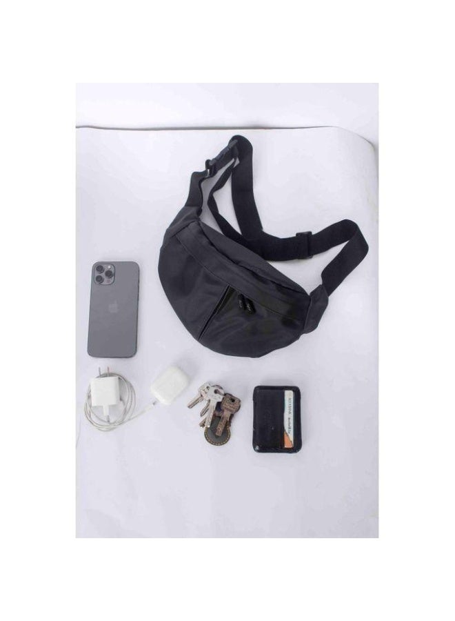 High-Quality Waist Bag with Three Zippers for Travel, Hiking, Running & Sports – Unisex – Ideal for Daily Use – Satin Material - Image 5