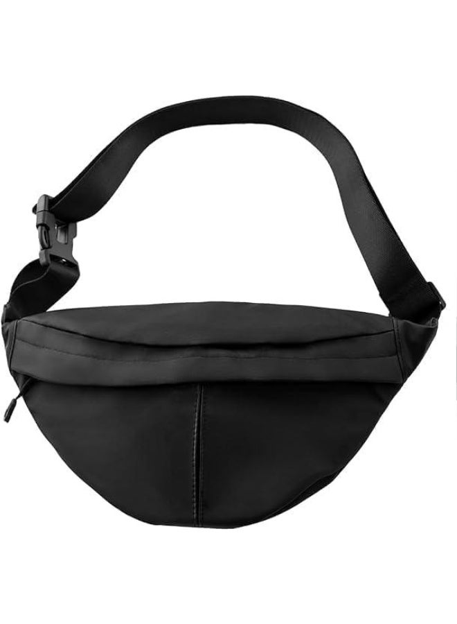 High-Quality Waist Bag with Three Zippers for Travel, Hiking, Running & Sports – Unisex – Ideal for Daily Use – Satin Material - Image 2