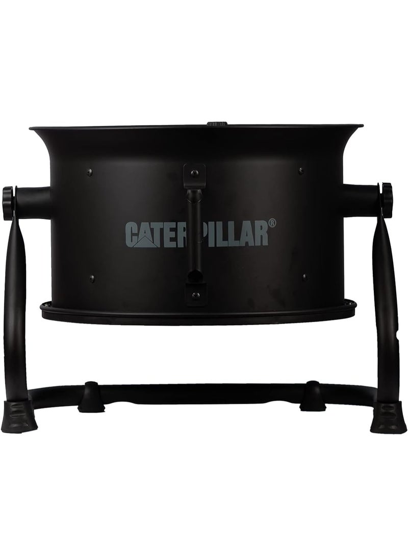 Catterpillar CAT by CATERPILLAR HVD-14AC 14 Inch high-velocity drum air circulator fan with 360-degree pivoting head metal housing wall mountable & dual ball bearing 4-speed motor cETL listed. For indoor use  - Image 5