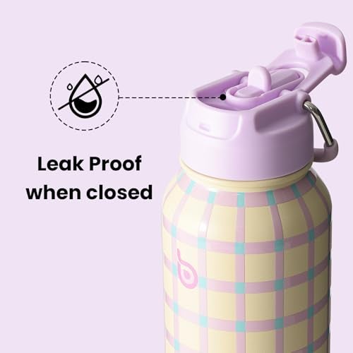 BOTTLE BOTTLE 32oz Insulated Water Bottle Stainless Steel Sport Water Bottle with Straw Dual-use Lid Design for Gym with Pill Box (VivaBands) - Image 4