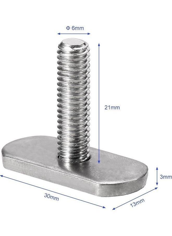 NIBEMINENT - 6-Piece Kayak Rails Screw 8x6x1.5cm - Image 1