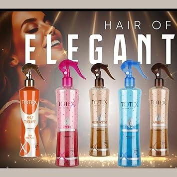 TOTEX 2 Phase Hair Conditioner Keratin Spray 400 ml I Keratin Spray Conditioning Leavein Conditioner Spray I Perfect Conditioning Care Detangling Smooth Comb I - Image 3