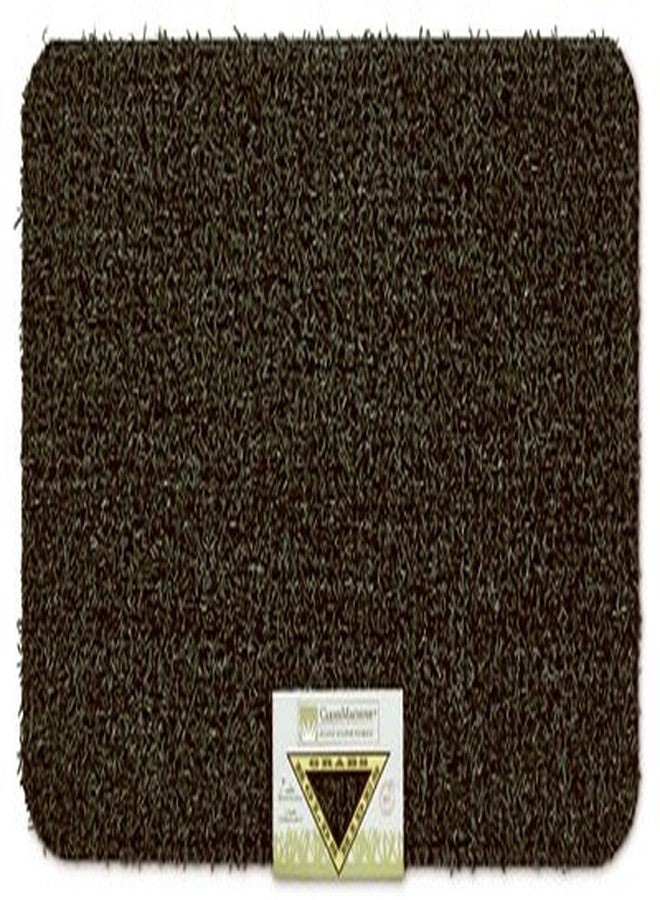 Grassworx Modern Black Artificial Grass Doormat 18x30 - Image 1