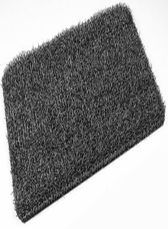 Grassworx Modern Black Artificial Grass Doormat 18x30 - Image 5