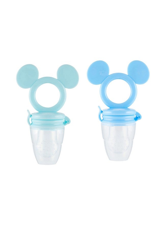 Disney Mickey And Minnie Teether With Fruit Feeder - Safe And Durable Design For Soothing Your Baby'S Teething Pains - Image 1