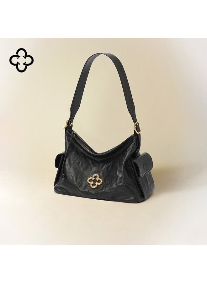 Cassile Women's Tote Bag Vegetable-tanned Cowhide Large Capacity Luxury Hobo Bag Birthday Gift - Image 1