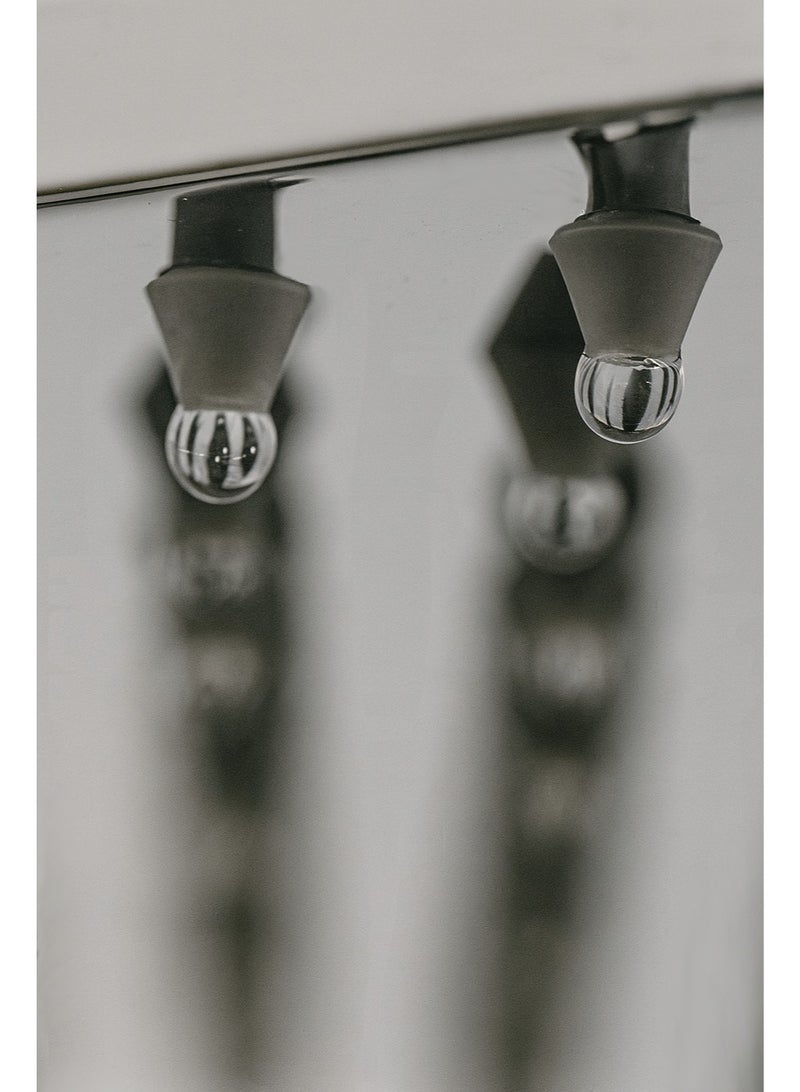 HESANIT Square Rain Shower Head, High Pressure Ceiling Mounted Shower Head 200 x 200 mm 8002-2082C - Image 3