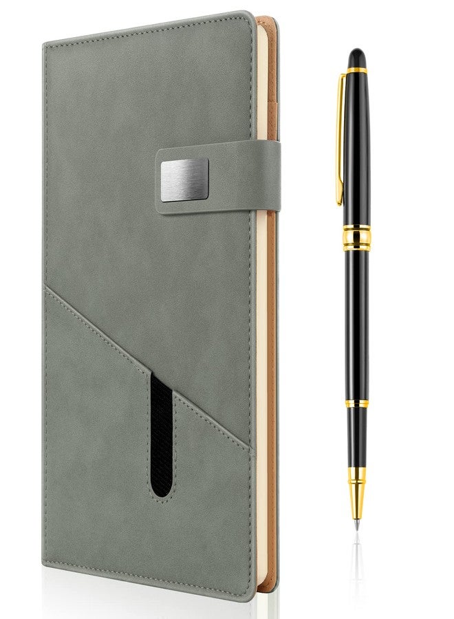 Mousbull Lined Refill Paper for Hardcover Leather Notebook, A5 Refill Page for Refillable Notebook with Pocket, 240 Pages Notebook Paper with Ribbon Bookmark - Image 1