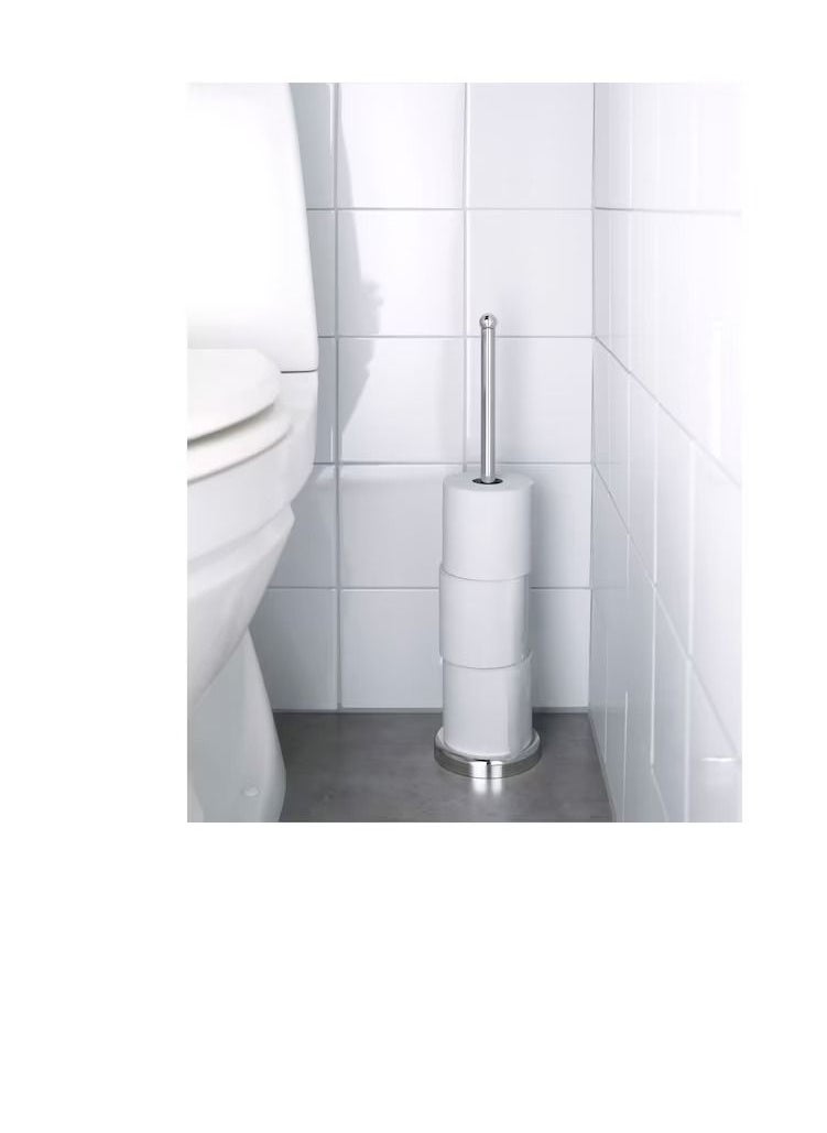 Generic Toilet roll stand, chrome effect  - Image 2