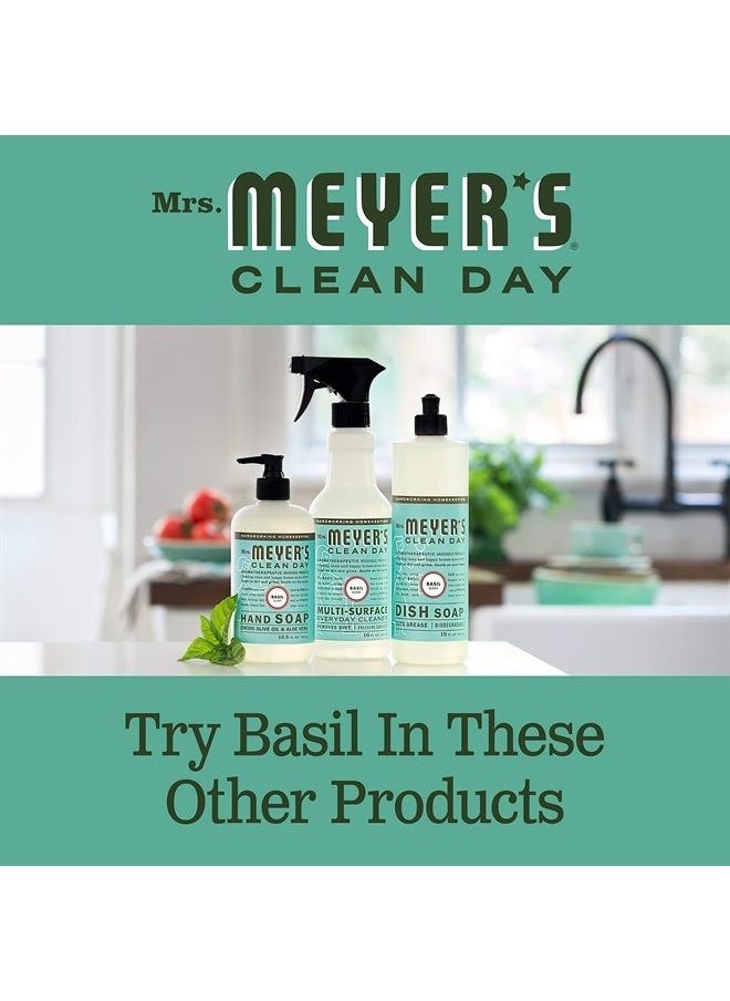 Mrs. Meyer's Clean Day Mrs. Meyer's Hand Soap, Made with Essential Oils, Biodegradable Formula, Basil, 12.5 fl. oz  - Image 2