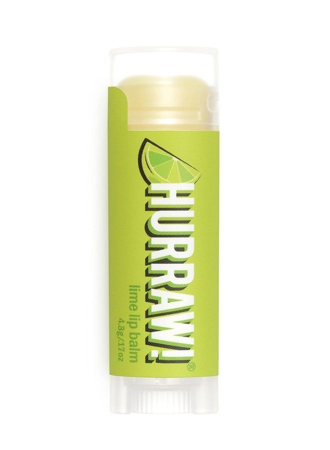 Hurraw! Lime Lip Balm: Organic, Certified Vegan, Cruelty and Gluten Free. Non-GMO, 100% Natural Ingredients. Bee, Shea, Soy and Palm Free. Made in USA - Image 1