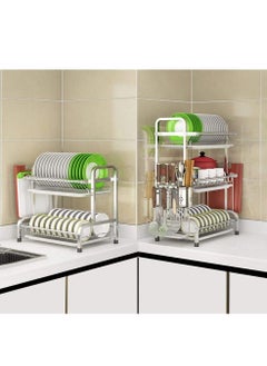 Kitchen Dish Drying Stand with Tray Rack Storage Organizer (2 Layer) - pzsku/ZD5E380E8E0AE4B4413A1Z/45/_/1630748603/4ccb0853-6cee-4209-bad5-3997886ecb25