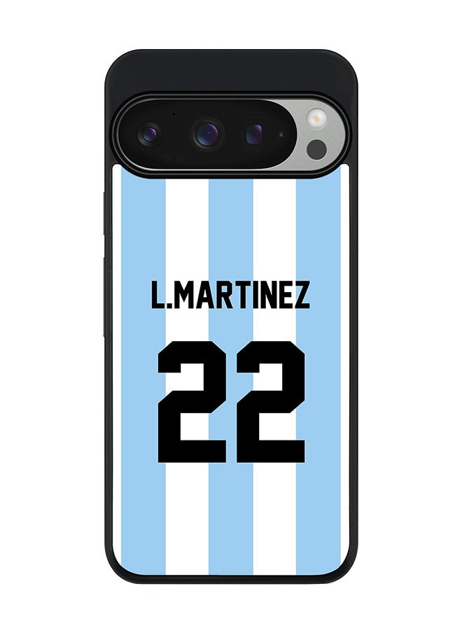 Stylizedd For Google Pixel 9 Pro Case,Slim fit Camera Protection, Shockproof Thin Phone cover - Football Argentina, L.Martinez  - Image 1