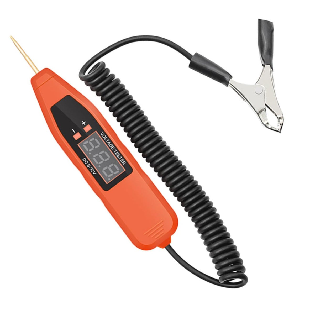 Testeur De Tension Voltmètre Numérique - Détection 12-300V AC, Alerte Sonore Et Lumineuse - Pour Auto, Maison, Caravane