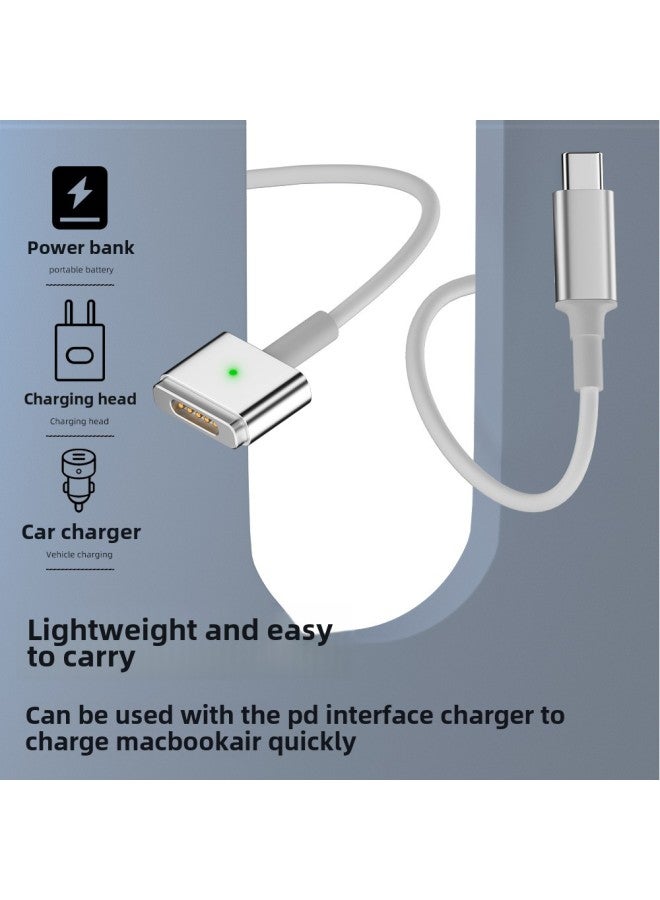Suitable For Apple MACbook Notebook Computer Typec To MAGsafe2/1pd Decoy Fast Charging Line 100W-Color:Mother C ]  - Image 5