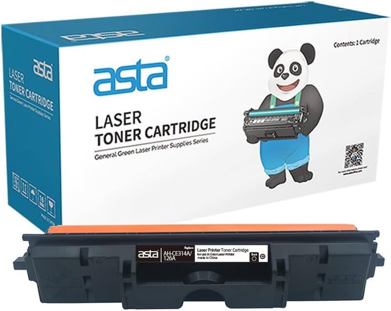 وحدة الأسطوانة ASTA 126A CE314A المتوافقة مع طابعات HP Color LaserJet Pro CP1025 CP1025NW M175 M275 باللون الأسود BK، مستهلكات مكتبية احترافية متميزة للطباعة CE 314 126 A - Image 1