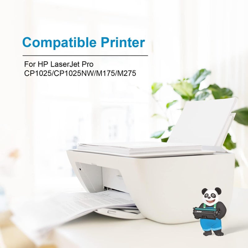 وحدة الأسطوانة ASTA 126A CE314A المتوافقة مع طابعات HP Color LaserJet Pro CP1025 CP1025NW M175 M275 باللون الأسود BK، مستهلكات مكتبية احترافية متميزة للطباعة CE 314 126 A - Image 3
