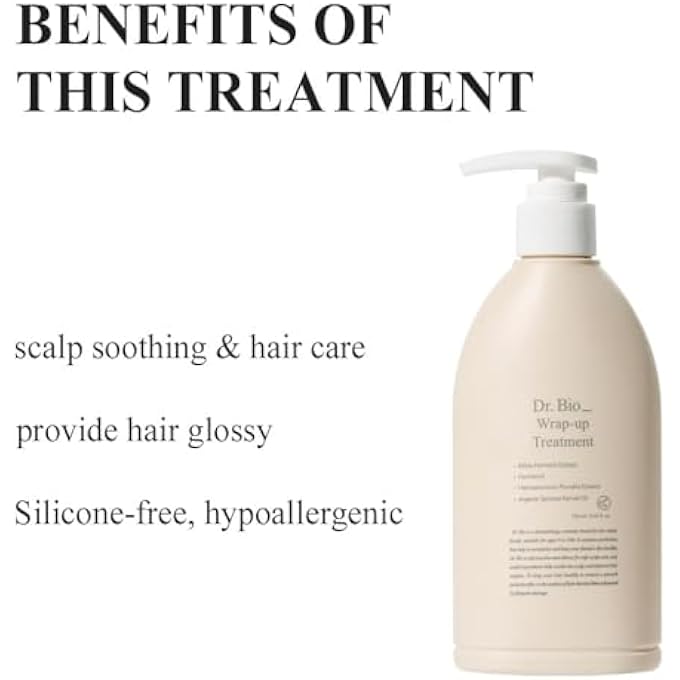 Dr.Bio KOREAN WRAP-UP HAIR TREATMENT 250ML Â€“ SULFATE-FREE CONDITIONER & REPAIR CARE FOR DAMAGED HAIR Â€“ KOREAN HAIR CARE - Image 3
