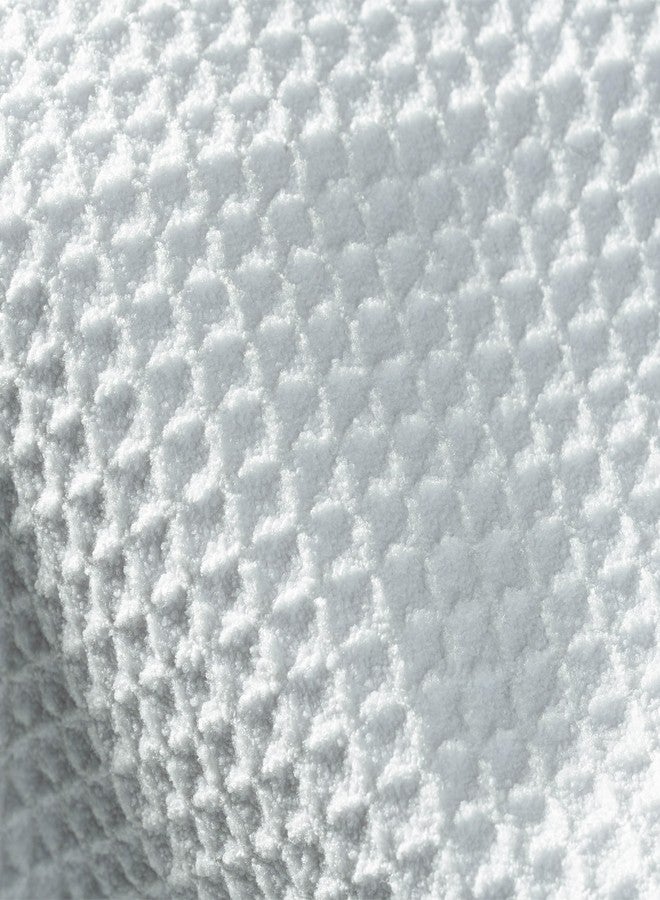 POLYTE Ultra Premium Microfiber Kitchen Dish Cloth Waffle Weave, 6 Pack (12x12 in, White) - Image 4