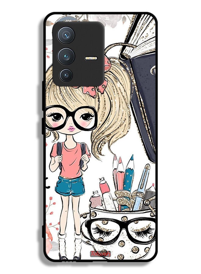 Tolwak Vivo S12 Pro 5G Protective Case Cover Unicorn Girl Art - Image 1