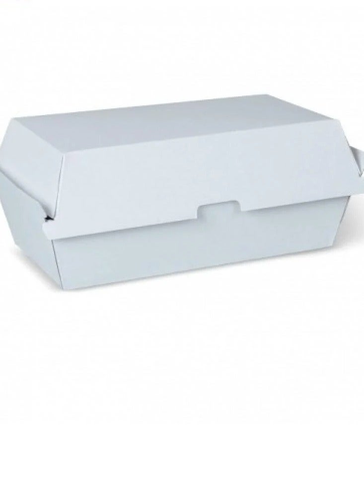 White Paper Sandwich Boxes – Medium Size (20 pcs)