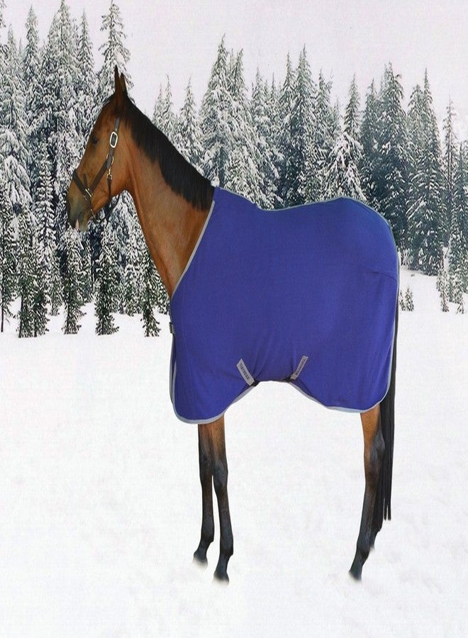 TuffRider ملاءة TUFFRIDER Cooler Horse Sheet، لون ويستيريا داكن، 69 بوصة - Image 2