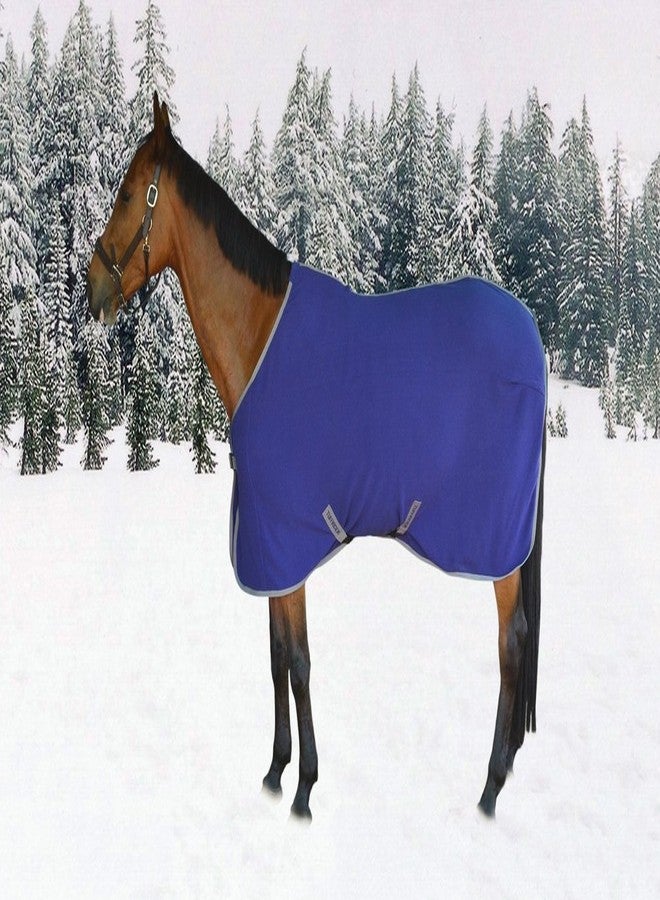 TuffRider ملاءة TUFFRIDER Cooler Horse Sheet، لون ويستيريا داكن، 69 بوصة - Image 1