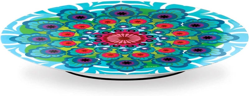 French Bull Raj Lazy Susan Round Rotating Melamine Serving Platter - 15-inch - Image 2