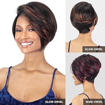 Shake-N-Go Freetress Equal Synthetic Full Wig LITE 017 Color1 Jet Black - Image 3