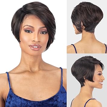 Shake-N-Go Freetress Equal Synthetic Full Wig LITE 017 Color1 Jet Black - Image 4
