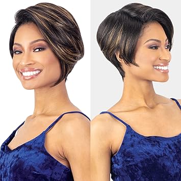 Shake-N-Go Freetress Equal Synthetic Full Wig LITE 017 Color1 Jet Black - Image 5