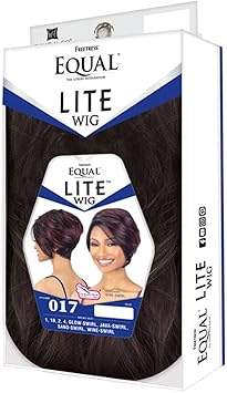 Shake-N-Go Freetress Equal Synthetic Full Wig LITE 017 Color1 Jet Black - Image 2