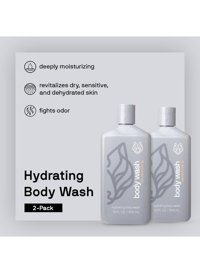 Black Wolf 2-Pack Hydrating Body Wash Bundle - Mens Moisturizing Bodywash for Dry, Dehydrated, & Sensitive Skin - Hyaluronic Acid, Aloe Vera, & Jojoba Oil Body Cleanser Help Remove Oil & Dirt - Image 2