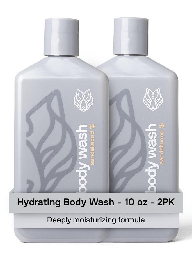 Black Wolf 2-Pack Hydrating Body Wash Bundle - Mens Moisturizing Bodywash for Dry, Dehydrated, & Sensitive Skin - Hyaluronic Acid, Aloe Vera, & Jojoba Oil Body Cleanser Help Remove Oil & Dirt - Image 1