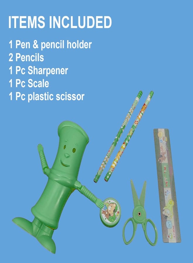 FunBlast Stationary Kit - Stationary Set for Kids, Return Gift for Kids, Boys, Girls (Green) - Image 3