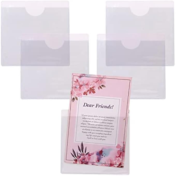 rayihni 5 Pack Parking Permit Holder, Ticket and Note Holders for Car, Van, Caravan Windscreen115 x 110 mm - Image 1